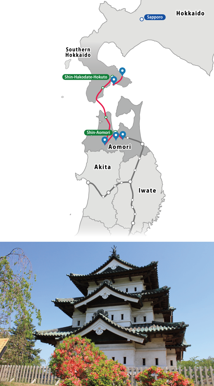 2-night, 3-day sample itinerary around Aomori and Southern Hokkaido